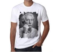 T-shirt Homme - ULTRABASIC - Jean Rochefort - 100% Coton - Manches Courtes - Vintage Blanc L