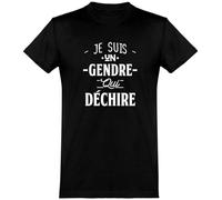 T Shirt Homme Un Gendre Qui déchire 2 | Imprimé en France, Cadeau fête des pères Homme Humour Papa Anniversaire Original Rigolo Humoristique (L,Black)