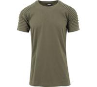 T-shirt Homme Urban Classics Tee-shirt raglan à plis olive - L