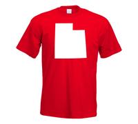 T-Shirt Homme Utah État Des États-Unis Funshirt Imprimé Design