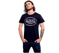 T-shirt homme - Von Dutch - AARON - Coton noir - Manches courtes - Col rond S