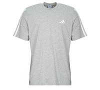 adidas Homme Men 3-Stripes T-Shirt, Medium Grey Heather, L