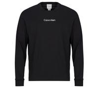 T-shirt hommes Calvin Klein Jeans LS RLXD STANDARD LOGO CREWNK TEE Noir EU M