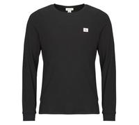 T-shirt hommes Calvin Klein Jeans LS WAFFLE BADGE CREWNK TEE Noir EU S