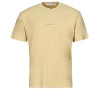 T-shirt hommes Calvin Klein Jeans WASHED MONOLOGO TEE Beige EU L