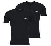 T-shirt hommes Emporio Armani 2-PACK CREW NECK T-SHIRT AF14131 Noir EU L