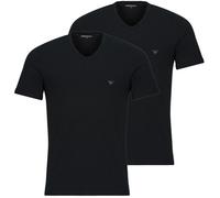 T-shirt hommes Emporio Armani 2-PACK CREW NECK T-SHIRT AF14132 Noir EU M