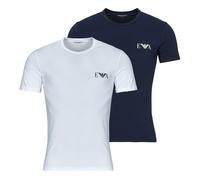 T-shirt hommes Emporio Armani BOLD MONOGRAM 2 PCK Bleu EU XXL