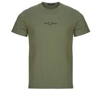 T-shirt hommes Fred Perry EMBROIDERED T-SHIRT Kaki EU XL