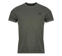 T-shirt hommes Fred Perry TWIN TIPPED T-SHIRT Vert EU M