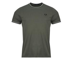 T-shirt hommes Fred Perry TWIN TIPPED T-SHIRT Vert EU M