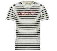 T-shirt hommes Gant GRAPHIC STRIPED SS T-SHIRT Multicolore EU M