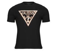 T-shirt hommes Guess CN TRIANGLE TEE Noir EU XS