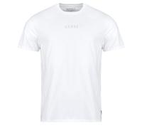 T-shirt hommes Guess SS BSC QUATTRO G MIST TEE Blanc EU S