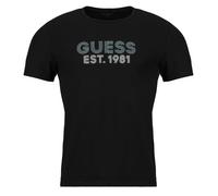 T-shirt hommes Guess SS CN CLASSIC DESIGN TEE Noir EU L
