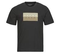 T-shirt hommes Jack & Jones JCOFUSION DOTS PRINT Noir EU L