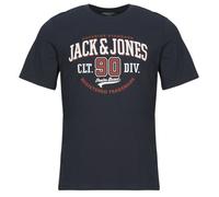 T-shirt hommes Jack & Jones JJELOGO Bleu EU XS