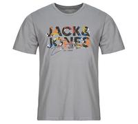 T-shirt hommes Jack & Jones JJGEPLAS Gris EU L