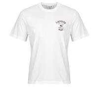 Lacoste Embroidery Accent Cotton Jersey Tee men Shortsleeves white taille: M