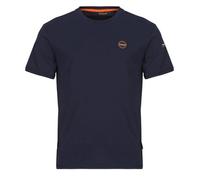 T-shirt Napapijri Badge manches courtes bleu foncé - S
