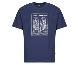T-shirt hommes New Balance GRAPHIC JERSEY TEE Marine EU M