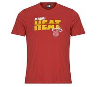 T-shirt hommes New-Era NBA ESSENTIALS TEE MIAMI HEAT Rouge EU M
