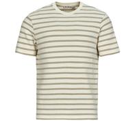 Vêtements Only & Sons ONSIAN REG SS STRIPE STRUCT TEE pour Accessoires XL Beige