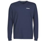 T-shirt hommes Patagonia M'S L/S P-6 LOGO RESPONSIBILI-TEE Bleu EU XL
