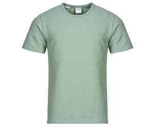 T-shirt hommes Selected SLHSANDER SEERSUCKER Vert EU XL
