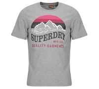 T-shirt hommes Superdry GREAT OUTDOORS RELAXED Gris EU M