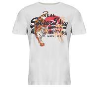 T-shirt hommes Superdry VINTAGE LOGO TOKYO Blanc EU M