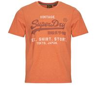 T-shirt hommes Superdry Vl Heritage Relaxed Tee Orange EU XL