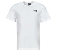 The North Face T-shirt Redbox blanc – logo rouge – manches courtes – homme XL