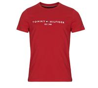 TOMMY HILFIGER T-Shirt rouge sang / blanc, Taille S