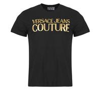 T-shirt hommes Versace Jeans Couture 80GAHT00 Noir EU M