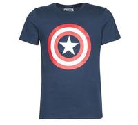 T-shirt hommes Yurban MARVEL CAPTAIN AMERICA LOGO Bleu EU L