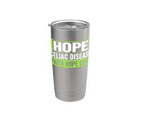 T-shirt Hope Celiac Disease - Sensibilisation aux maladies célestes Gobelet isotherme en acier inoxydable double paroi
