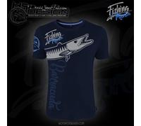 T-shirt Hotspot Design Fishing Mania "Barracuda" "size XXL"