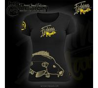 T-shirt Hotspot Design Fishing Mania woman "Carpfishing" "SIZE L"