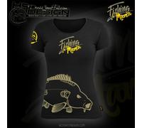 T-shirt Hotspot Design Fishing Mania woman "Carpfishing" "SIZE S"