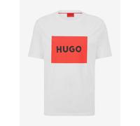 T-shirt HUGO Big Square Logo manche courte blanc rouge noir - XXL