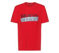 T-shirt Hugo Boss Regular Fit Rouge avec logo artistique XS