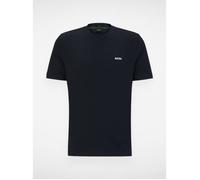 T-shirt Hugo Boss Tee Navy Contastlogo - M - Bleu marine - Coton - Manches courtes - Col classique XL