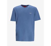 T-shirt HUGO Cotton Chest Logo manches courtes bleu - L