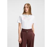 HUGO T-shirt 'Damacia 5' miel / blanc, Taille M