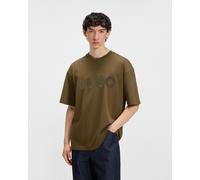 HUGO T-shirt oversize en coton à logo réfléchissant - Style Dinkee, 50525765 Vert XL