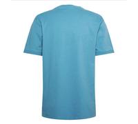 T-shirt HUGO Diragolino 212 bleu avec étiquette logo rouge S