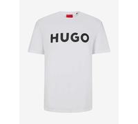 T-shirt HUGO Dulivio manche courte blanc pur noir - M