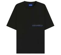 Hugo Nogoste 10272987 Blue Short Sleeve T-shirt Noir XL Homme