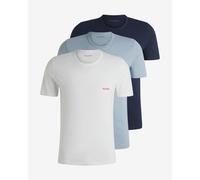 T-shirt HUGO RN Triplet manches courtes blanc bleu clair bleu marine (3 unités) - L